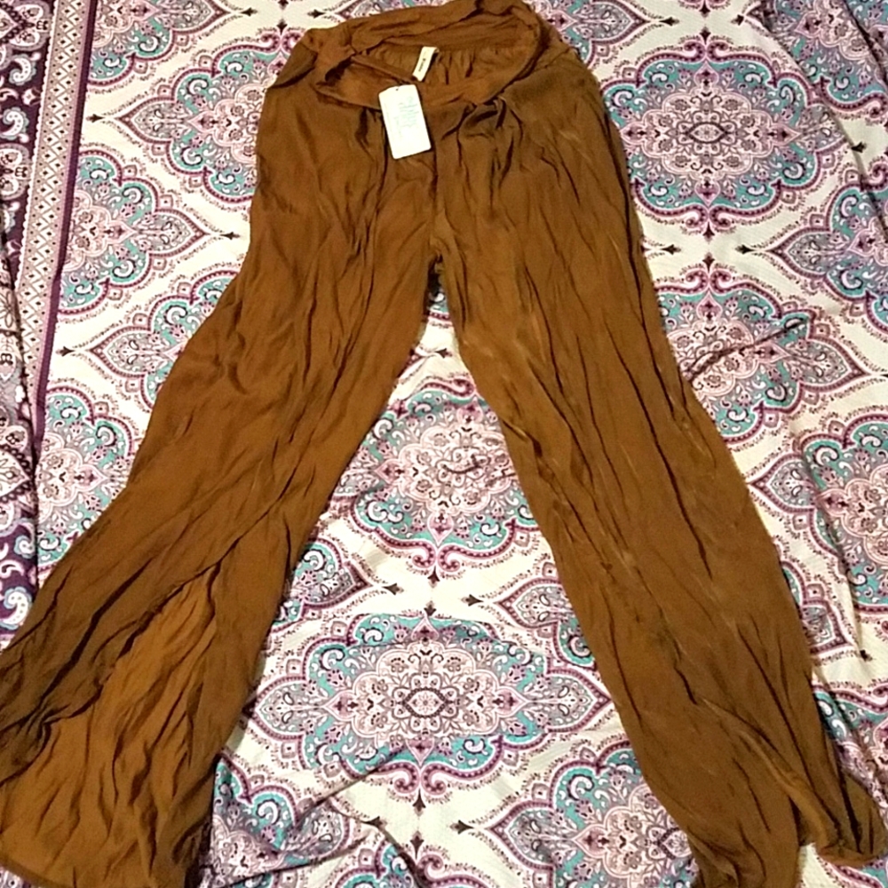 Bronze split pants
